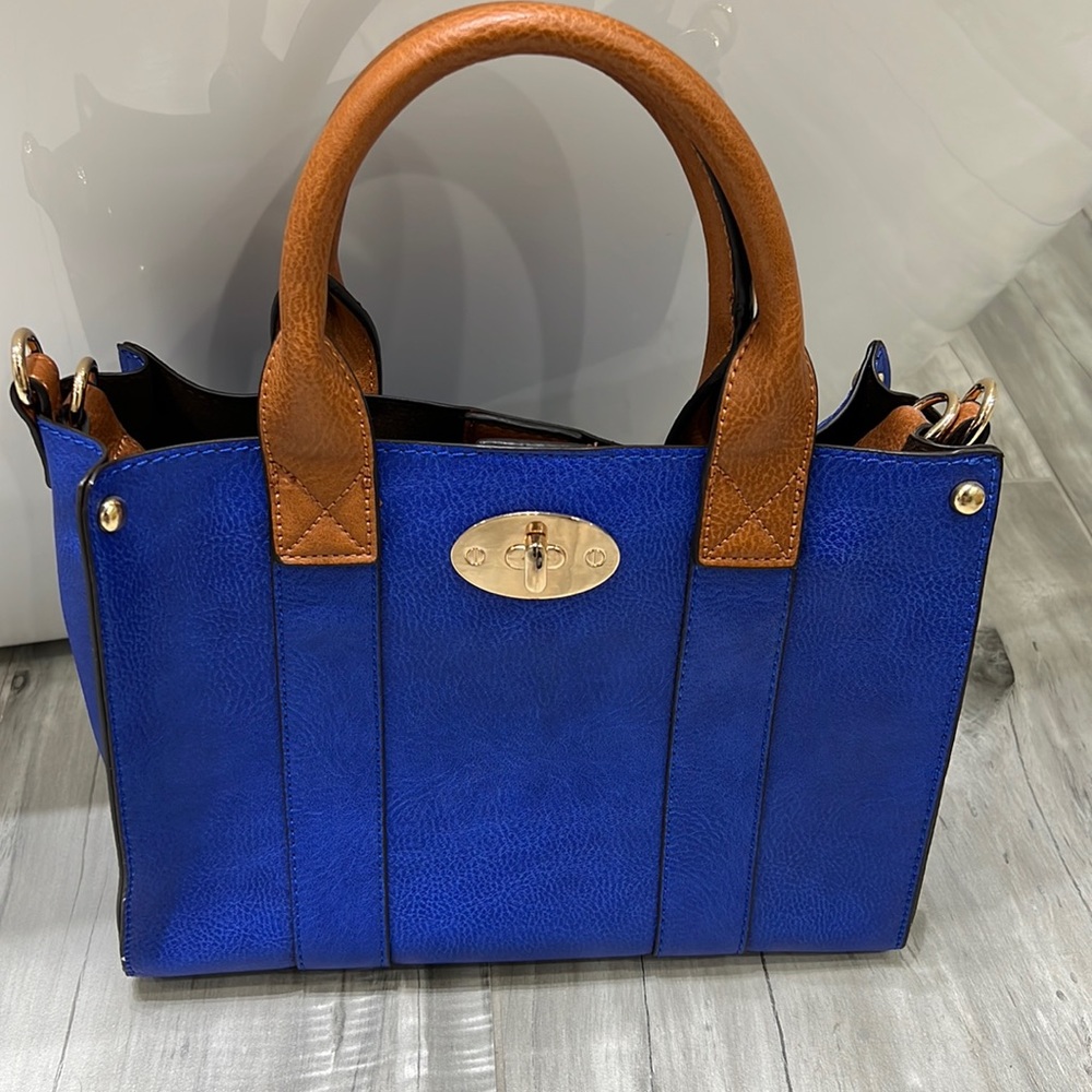 Blue small handbag